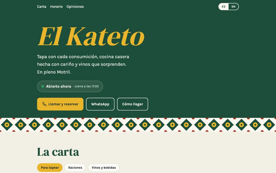 Propuesta de web para El Kateto